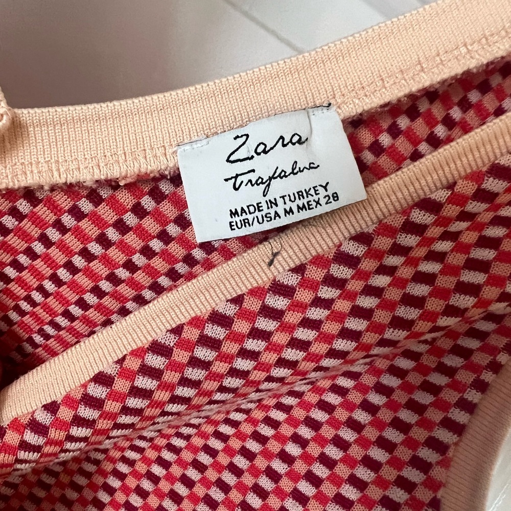 Zara Knit Pattern Tank Top - Picture 2 of 3